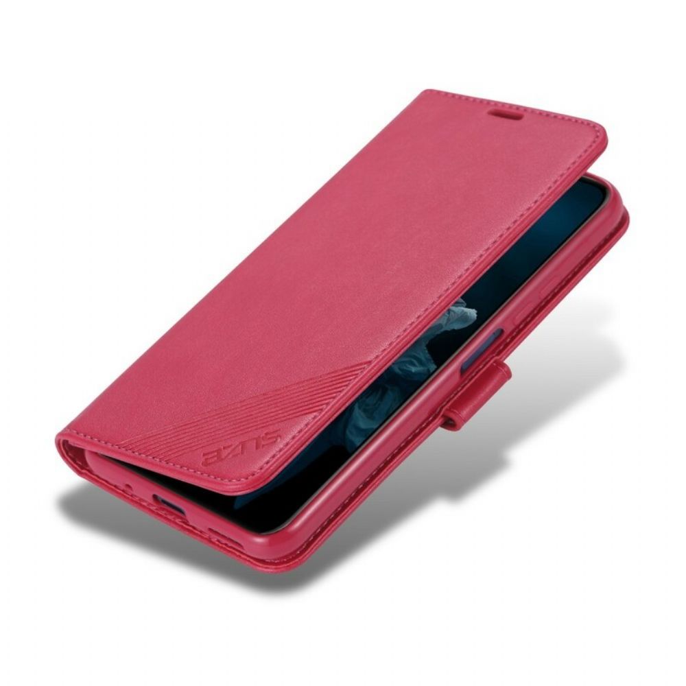 Leren Hoesje voor Huawei Nova 5T / Honor 20 Azns Kunstleer