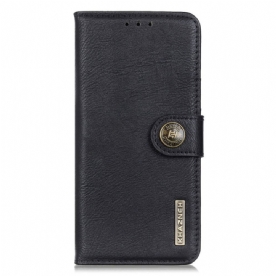 Folio-hoesje voor Oppo A74 4G Imitatieleer Khazneh