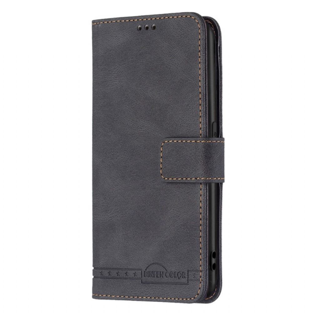 Folio-hoesje voor Oppo A74 4G Rfid Binfen-kleur
