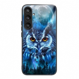 Case Hoesje Samsung Galaxy S25 5g Telefoonhoesje Uilenmaan Van Gehard Glas