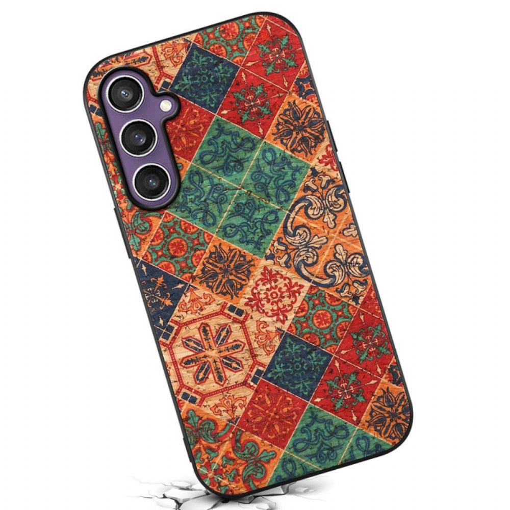 Cover Hoesje Samsung Galaxy S25 5g Telefoonhoesje Bloemenpatroon