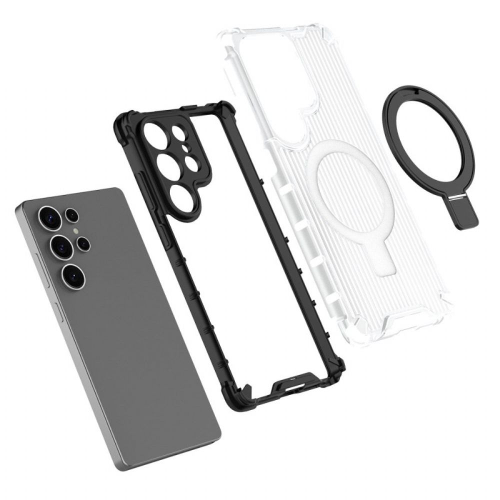 Cover Hoesje Samsung Galaxy S25 5g Telefoonhoesje Magsafe-compatibel Doorschijnend