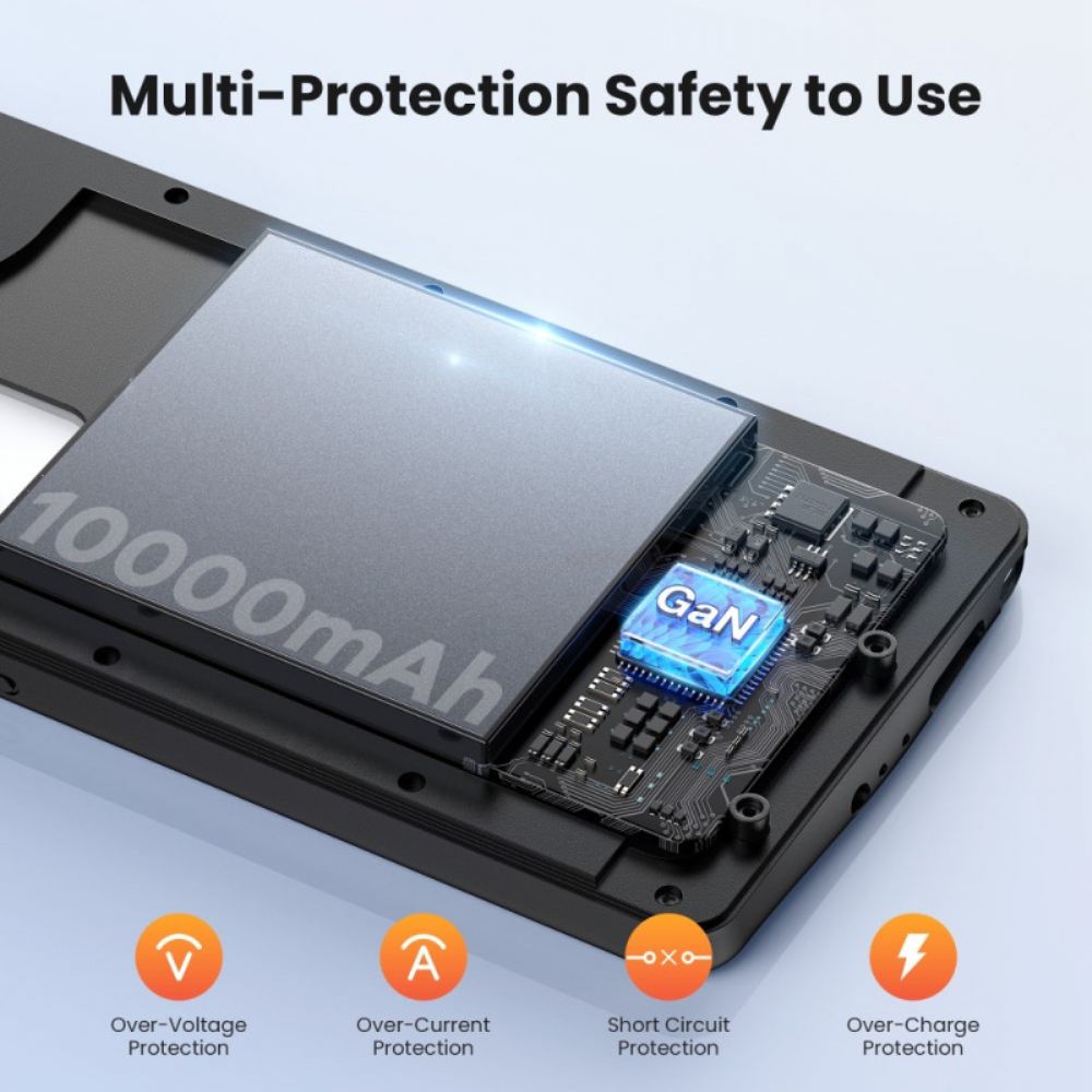 Externe Batterijbehuizing Van 10000 Mah Voor Samsung Galaxy S25 / S24 Met Magnetische Bevestiging