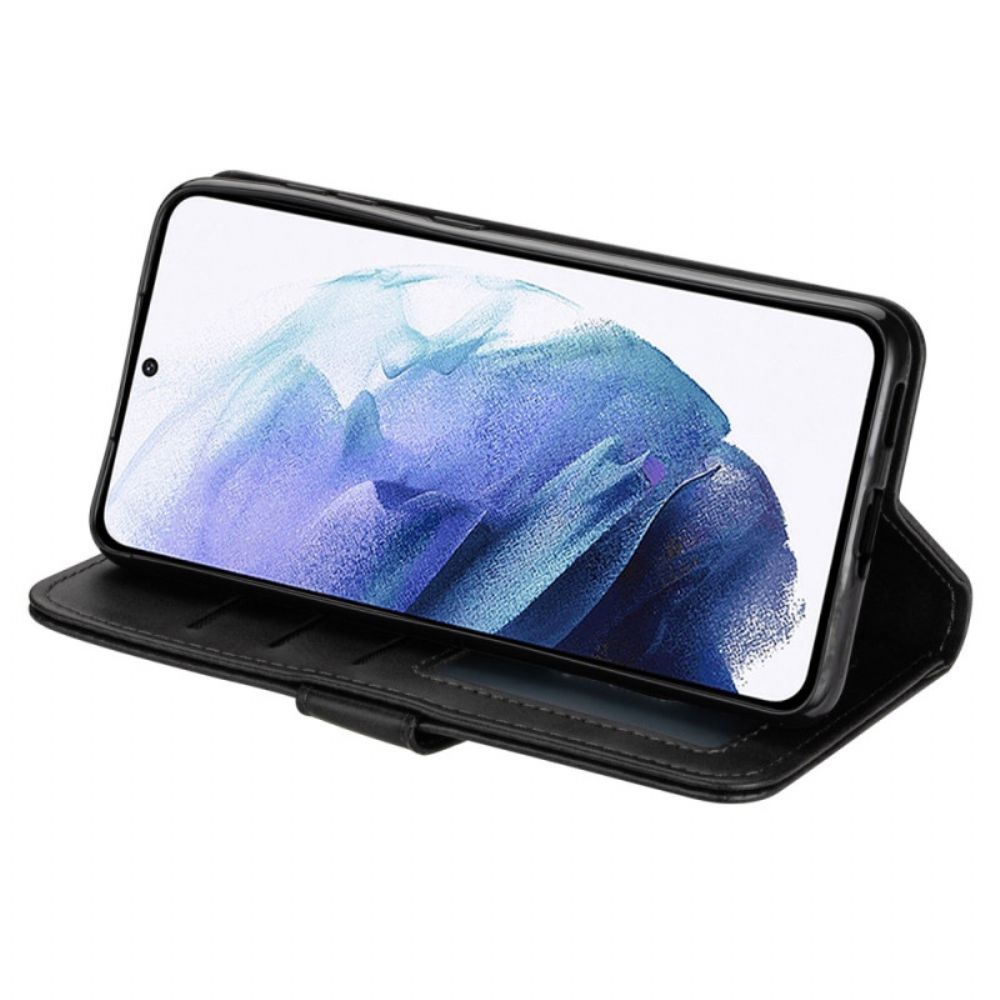 Flip Case Leren Samsung Galaxy S25 5g Portemonnee Met Bandje