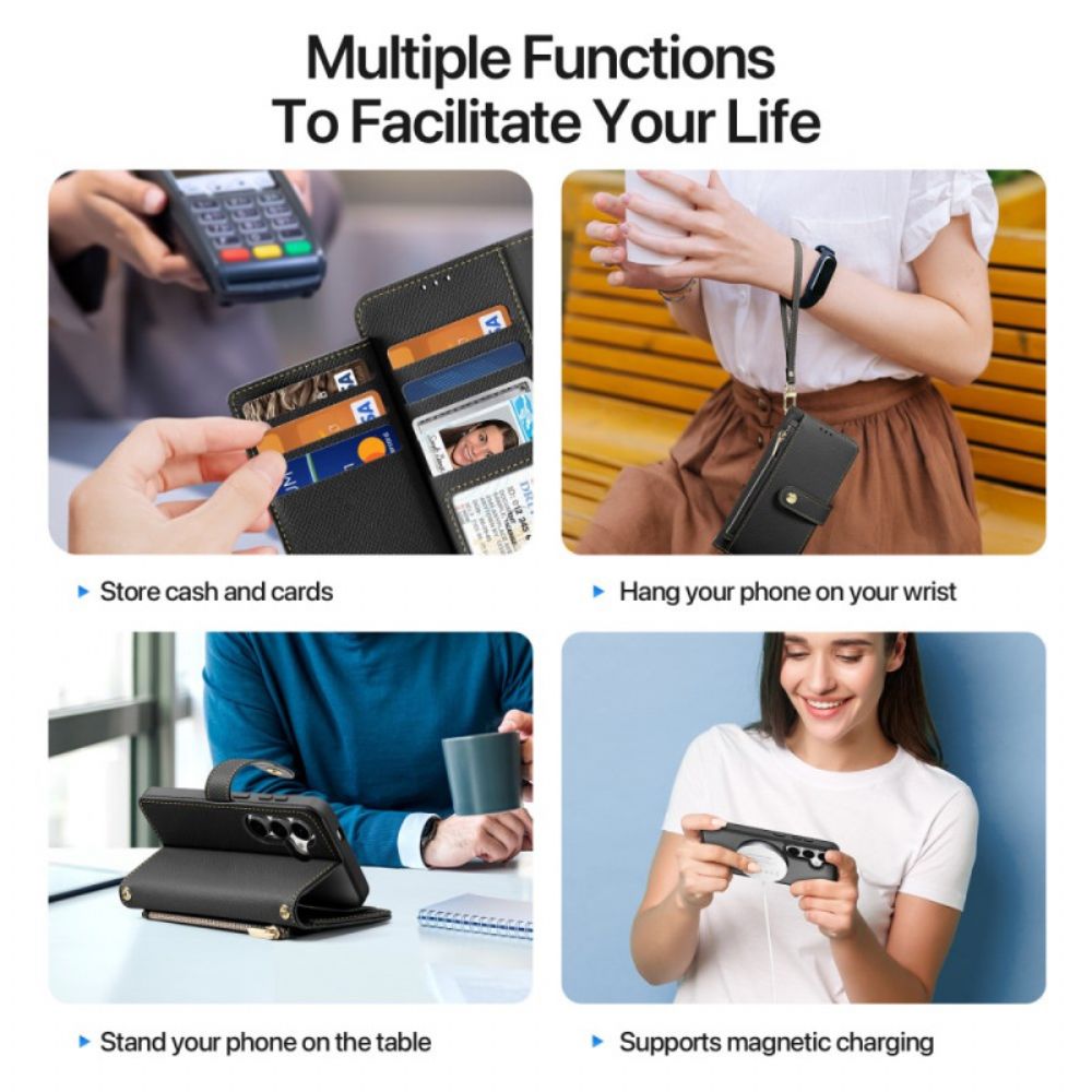 Folio-hoesje Samsung Galaxy S25 5g Lawa-serie Dux Ducis