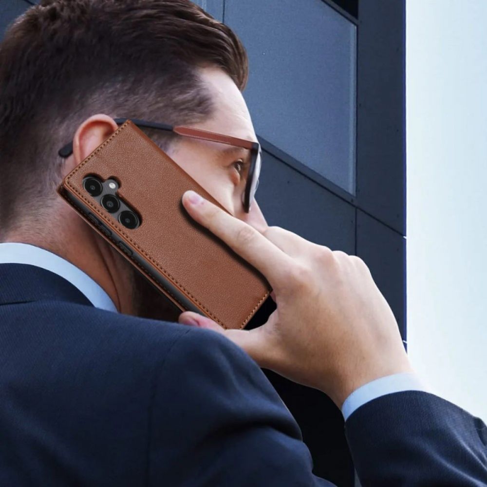 Folio-hoesje Samsung Galaxy S25 5g Magnetische Sluiting Bescherming Hoesje