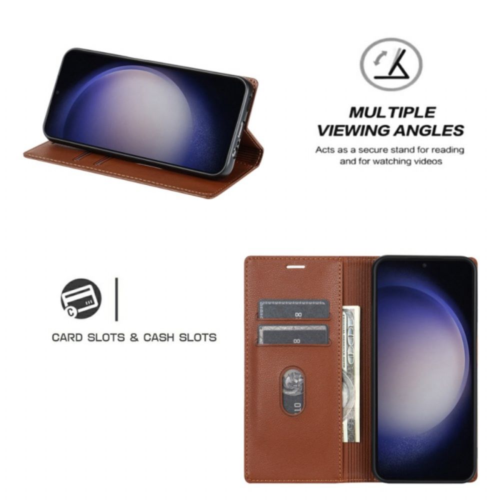 Folio-hoesje Samsung Galaxy S25 5g Magnetische Sluiting Bescherming Hoesje