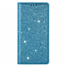 Folio-hoesje Samsung Galaxy S25 5g Pailletten Bescherming Hoesje