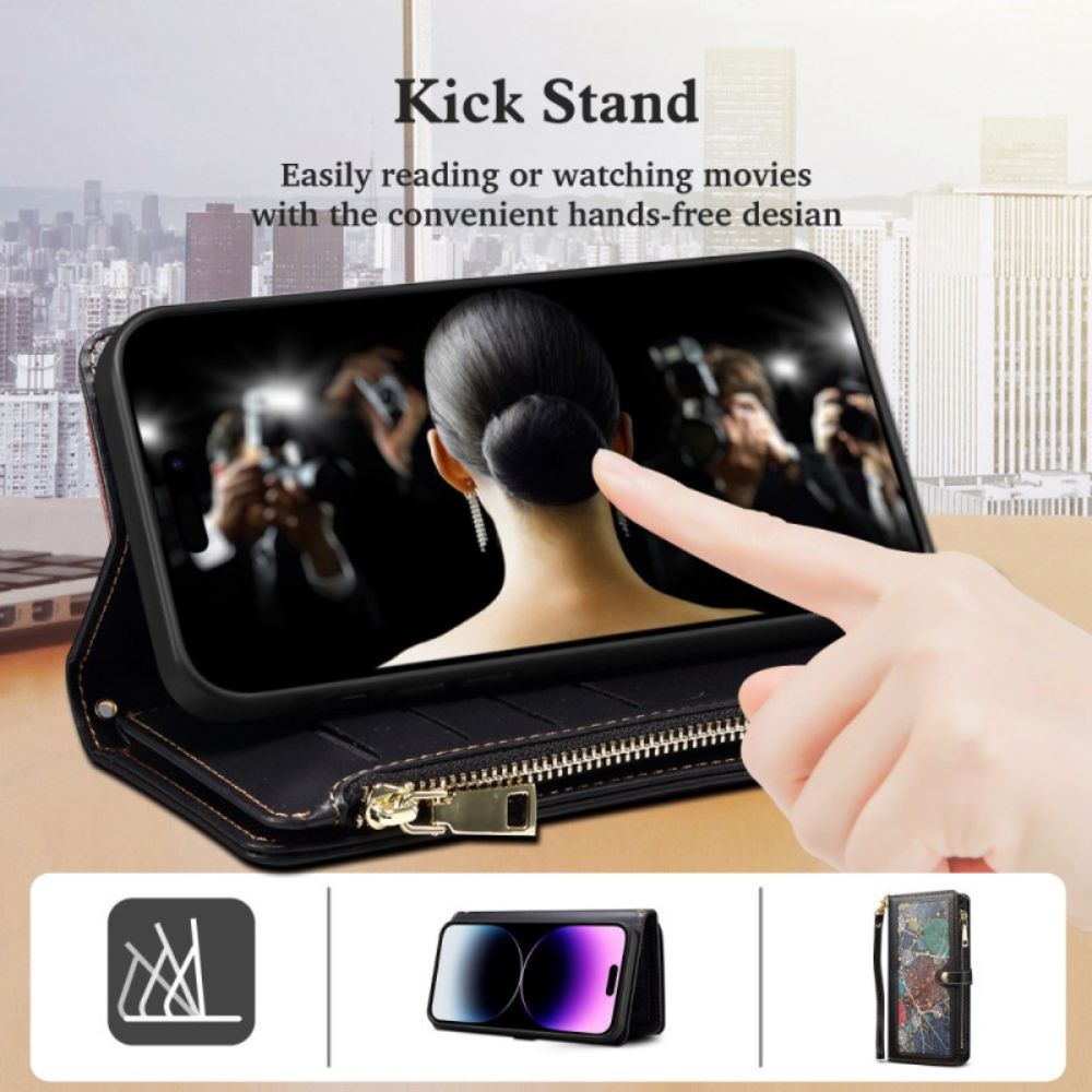 Folio-hoesje Samsung Galaxy S25 5g Telefoonhoesje Eseble