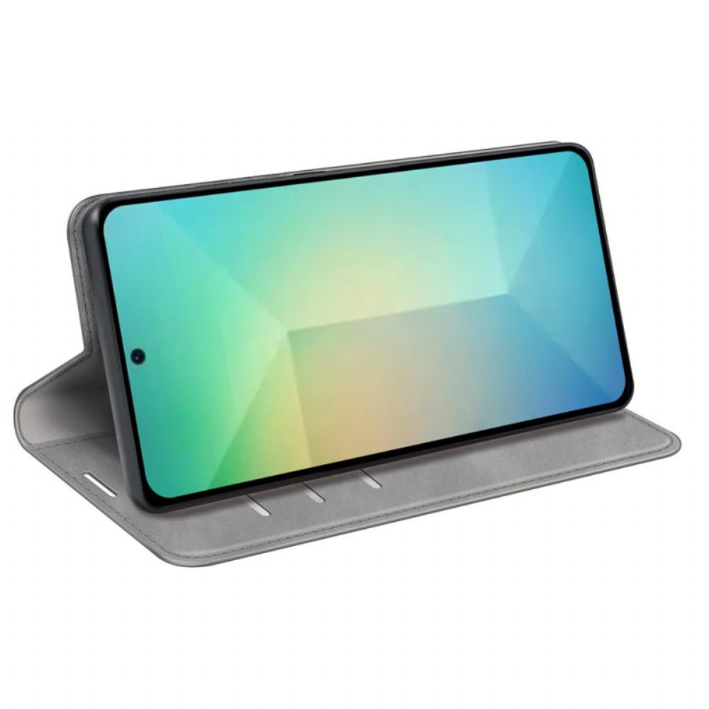 Folio-hoesje Voor Samsung Galaxy S25 5g Klassiek Imitatieleer