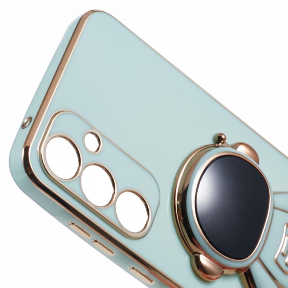 Hoesje Samsung Galaxy S25 5g Geïntegreerde Astronautenstandaard Bescherming Hoesje