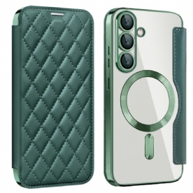 Hoesje Samsung Galaxy S25 5g Gewatteerd Compatibel Met Magsafe