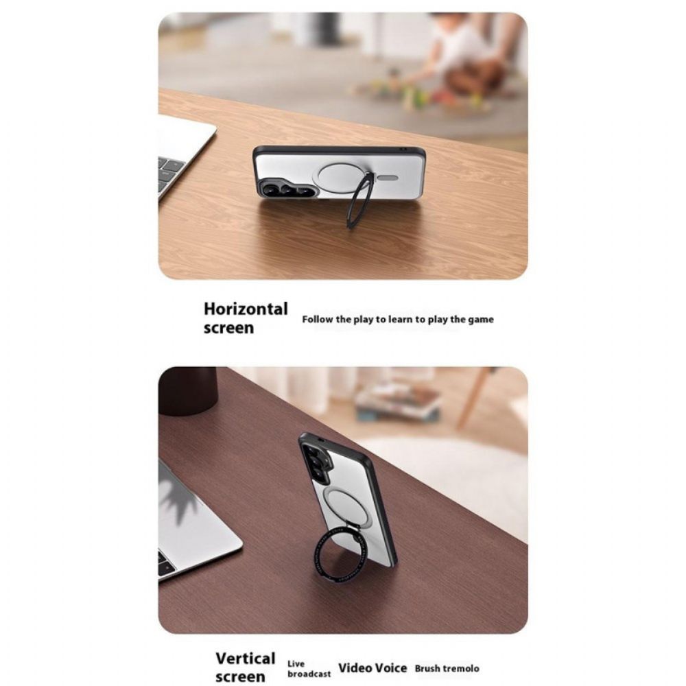 Hoesje Samsung Galaxy S25 5g Magsafe-compatibel Met Standaard