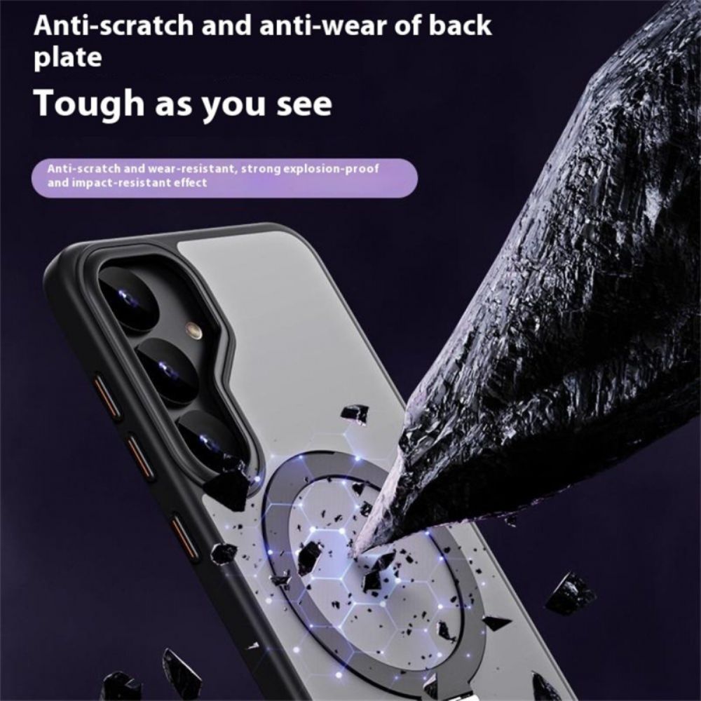 Hoesje Samsung Galaxy S25 5g Magsafe-compatibel Met Standaard