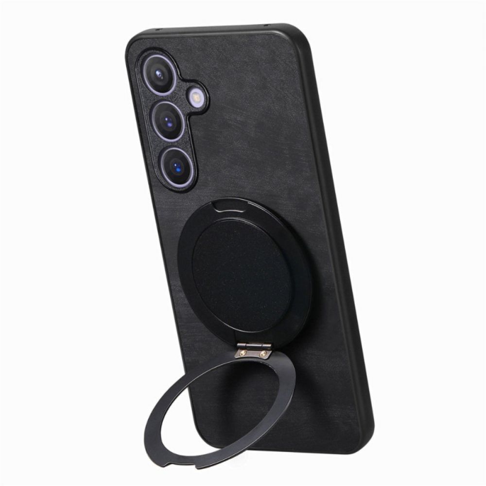 Hoesje Samsung Galaxy S25 5g Magsafe-compatibel Vintage Suède-effect