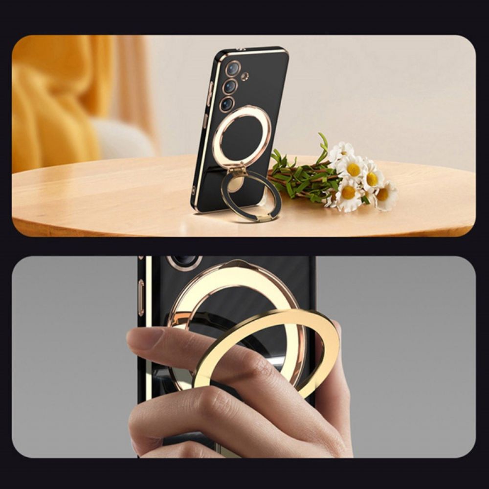 Hoesje Samsung Galaxy S25 5g Magsafe-compatibele Standaard Bescherming Hoesje