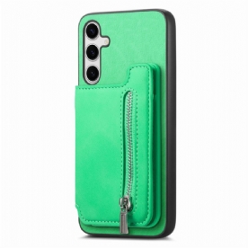 Hoesje Samsung Galaxy S25 5g Met Afneembare Magnetische Kaarthouder Bescherming Hoesje