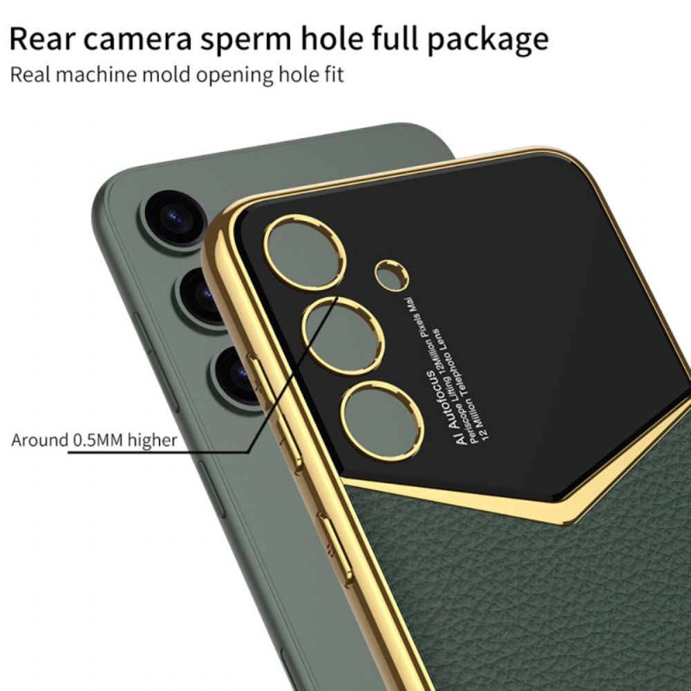 Hoesje Samsung Galaxy S25 5g Rand In Metallic Stijl