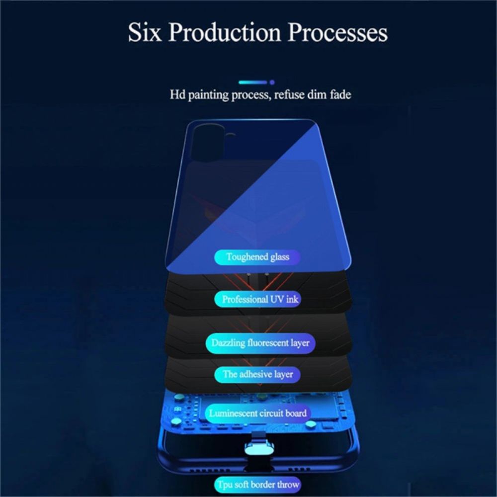 Hoesje Samsung Galaxy S25 5g Rhythmic Lighting-serie