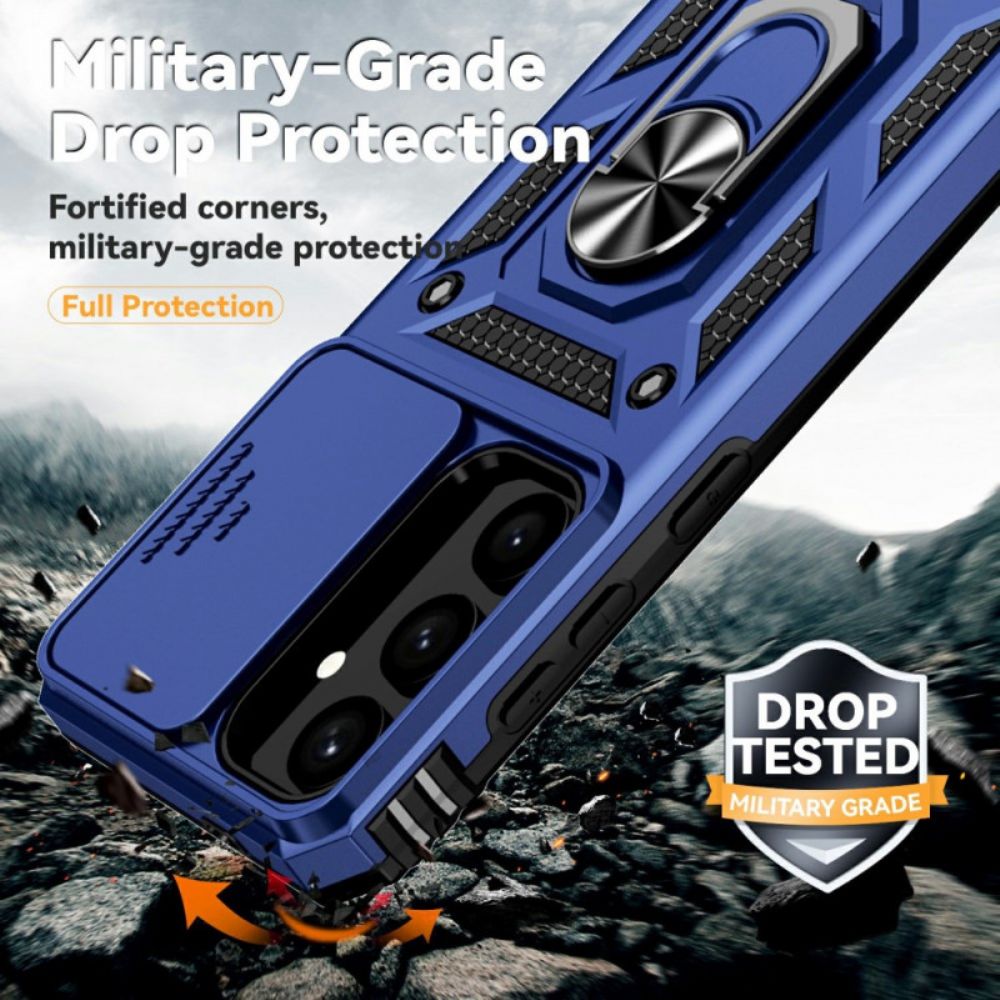 Hoesje Samsung Galaxy S25 5g Ringhouder En Lensbeschermer