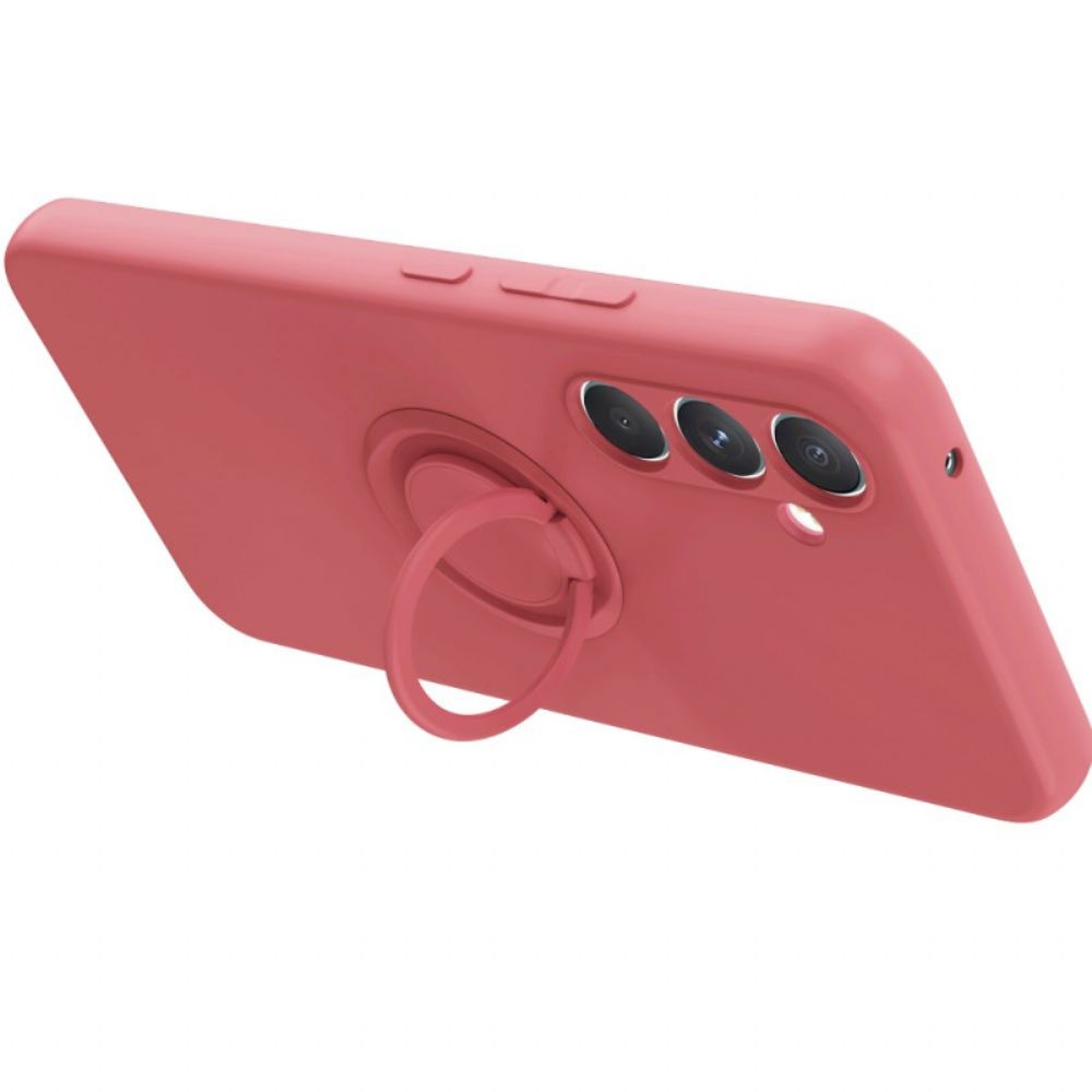 Hoesje Samsung Galaxy S25 5g Ringhouder Van Vloeibare Siliconen