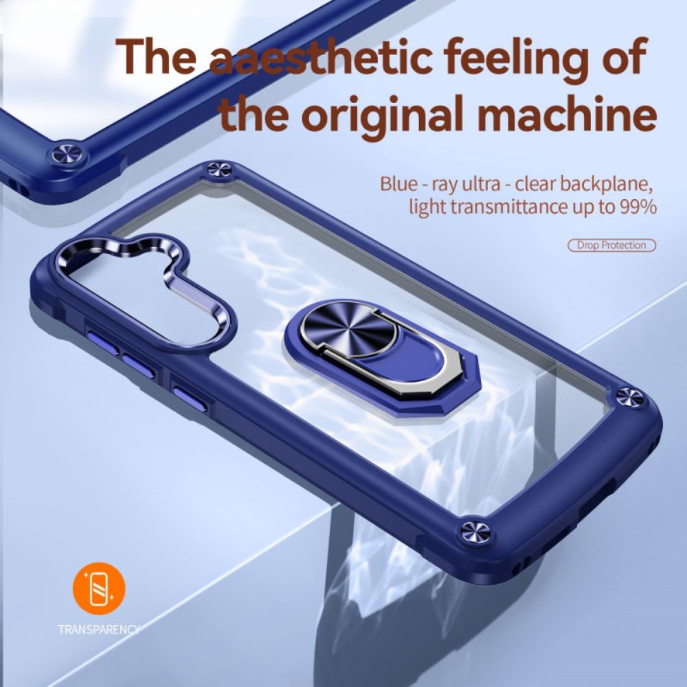 Hoesje Samsung Galaxy S25 5g Transparant Met Geïntegreerde Standaard