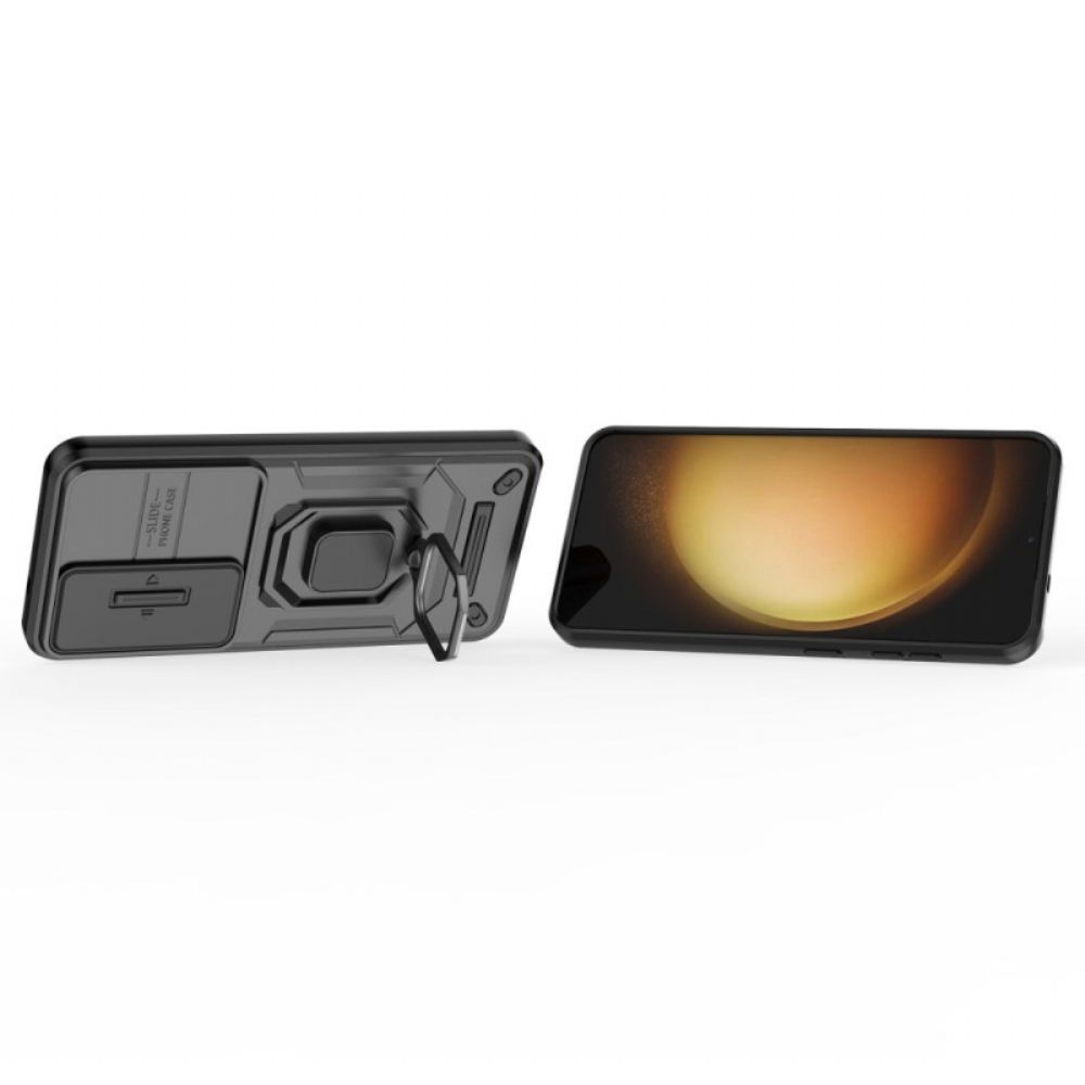 Hoesje Voor Samsung Galaxy S25 5g Duurzame Ringcase Met Camerabeschermer