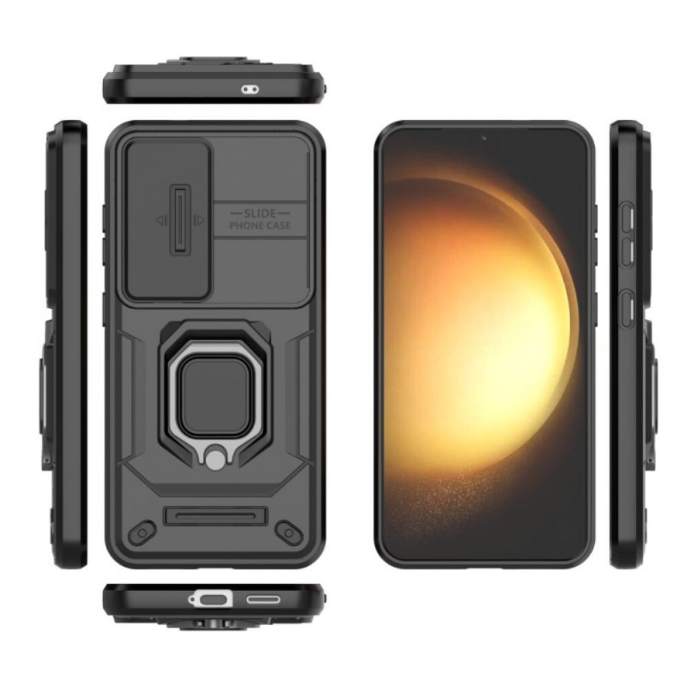 Hoesje Voor Samsung Galaxy S25 5g Duurzame Ringcase Met Camerabeschermer