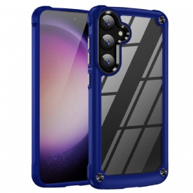 Hoesje Voor Samsung Galaxy S25 5g Transparant Met Siliconen Randen