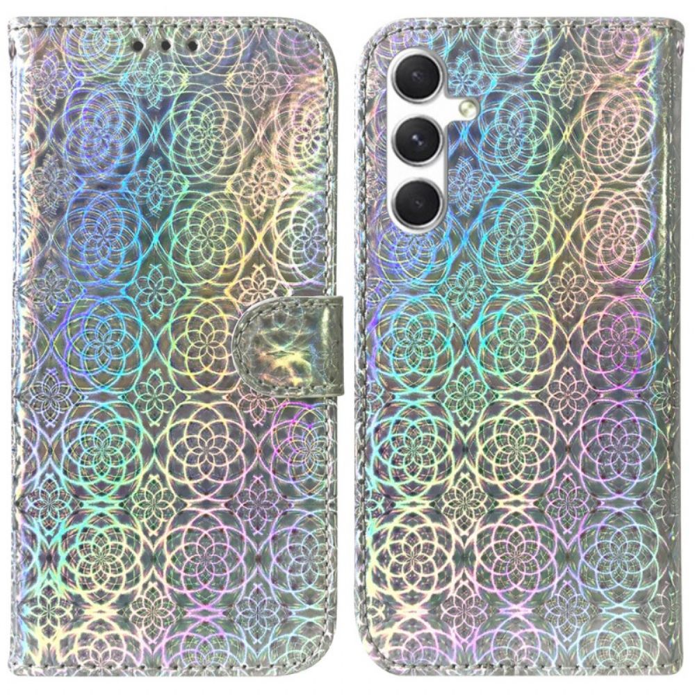 Leren Hoesje Samsung Galaxy S25 5g Discostijl Bescherming Hoesje