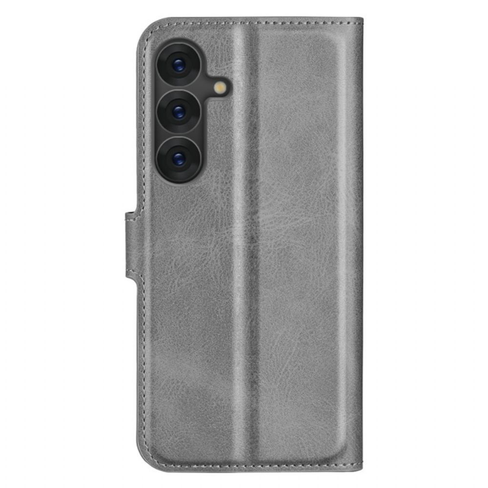 Leren Hoesje Samsung Galaxy S25 5g Leerstijl Bescherming Hoesje