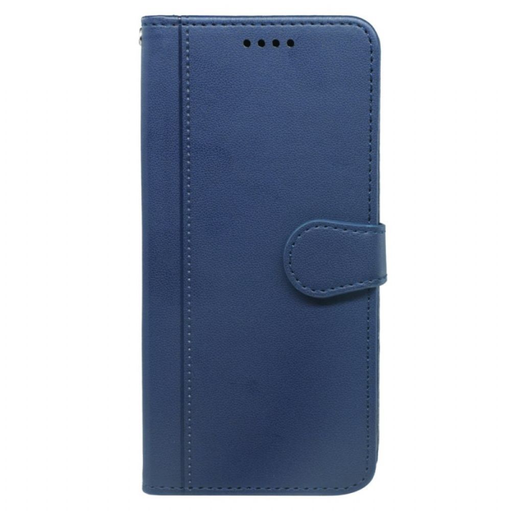 Leren Hoesje Samsung Galaxy S25 5g Vintage Stijl Bescherming Hoesje