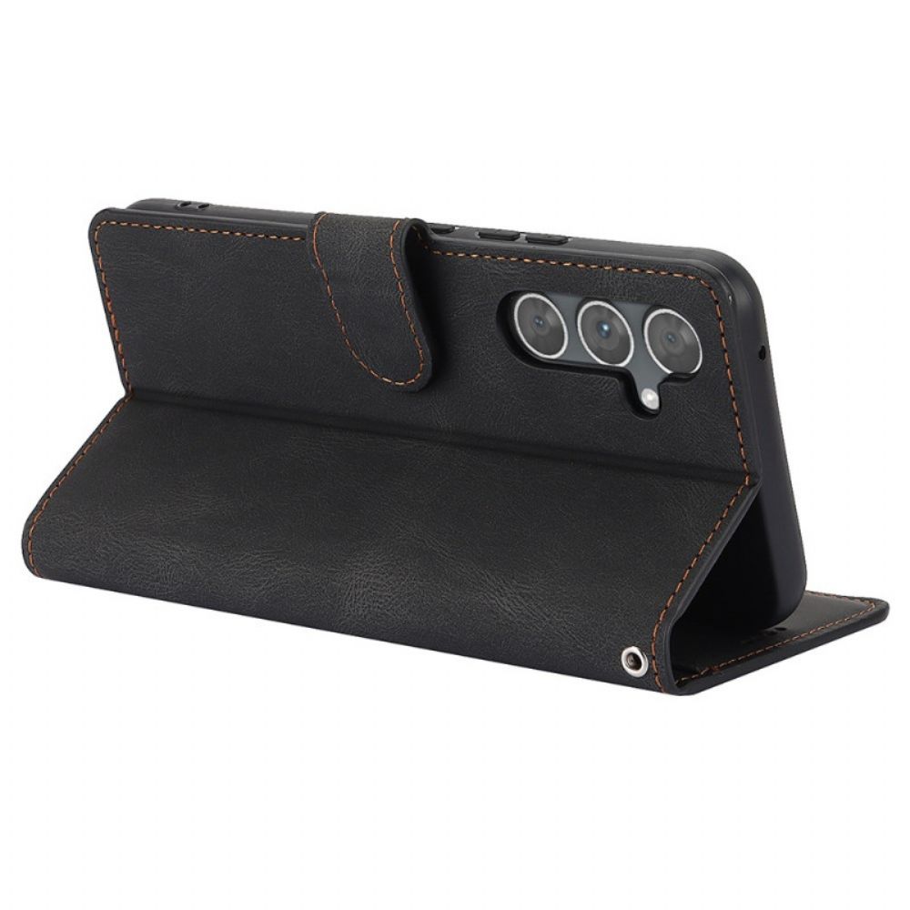 Leren Hoesje Samsung Galaxy S25 5g Wild Bescherming Hoesje