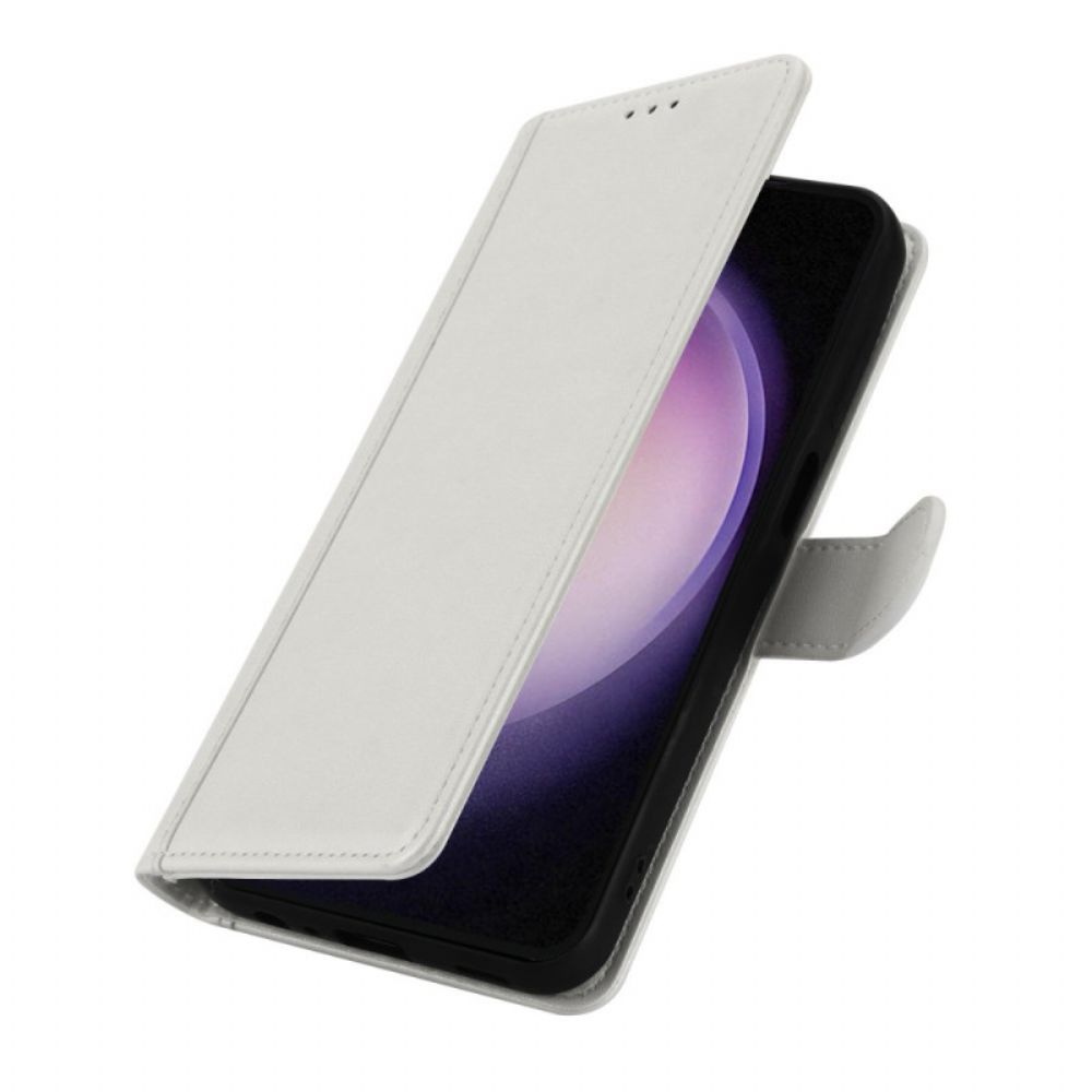 Leren Hoesje Voor Samsung Galaxy S25 5g Draagkoord