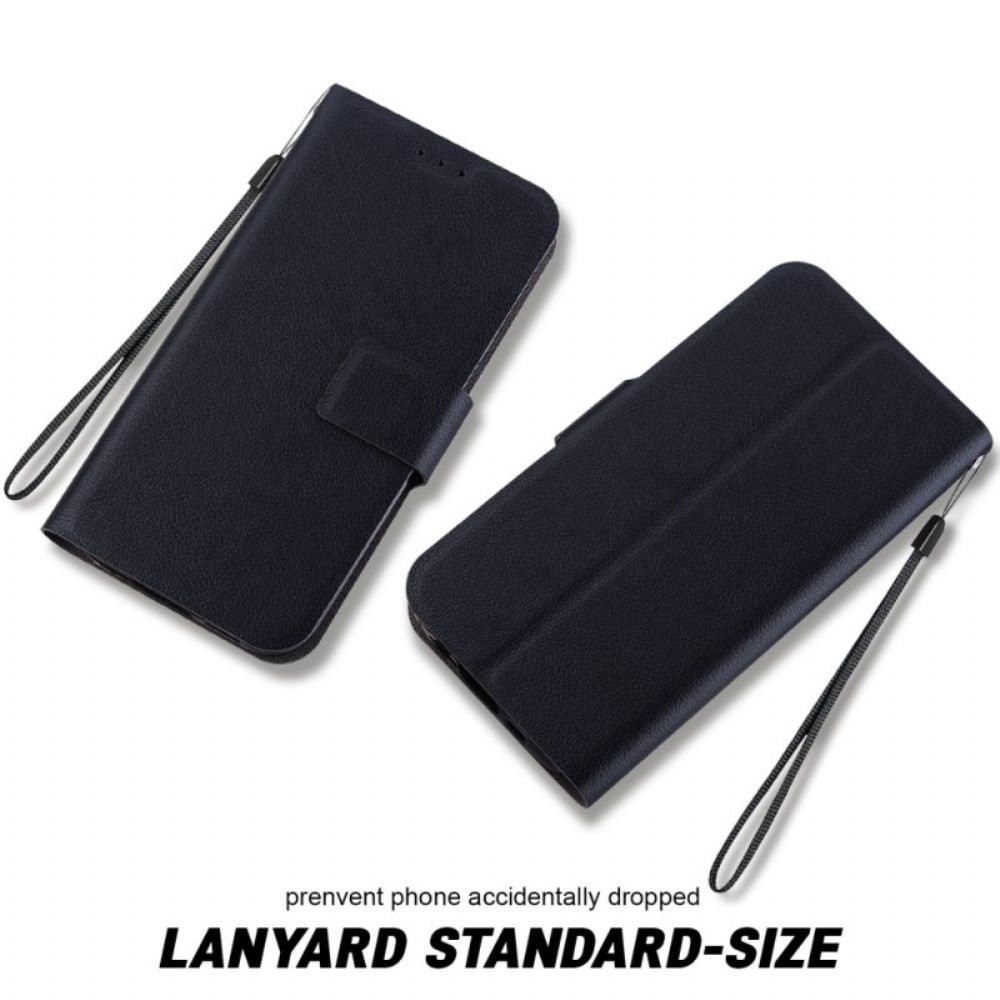 Leren Hoesje Voor Samsung Galaxy S25 5g Koord Van Imitatieleer