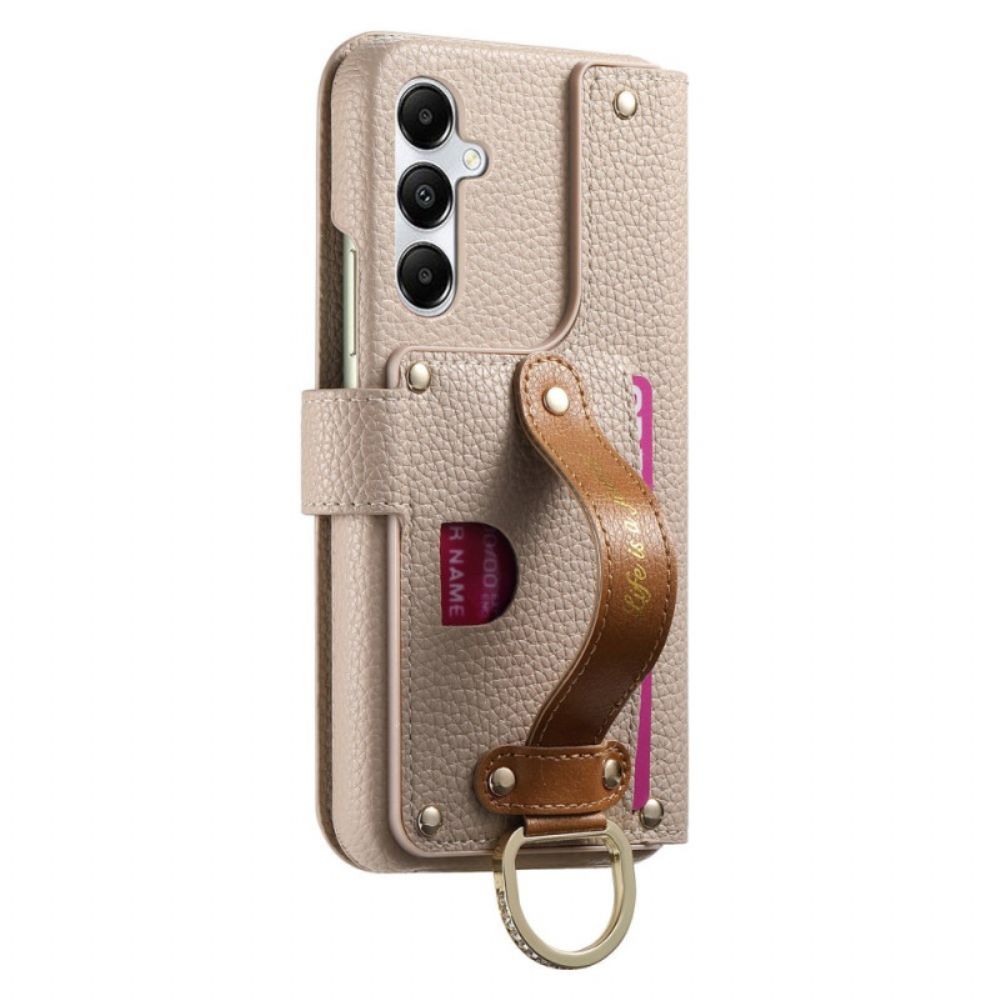 Leren Hoesje Voor Samsung Galaxy S25 5g Rfid-blokkering Van Imitatieleer