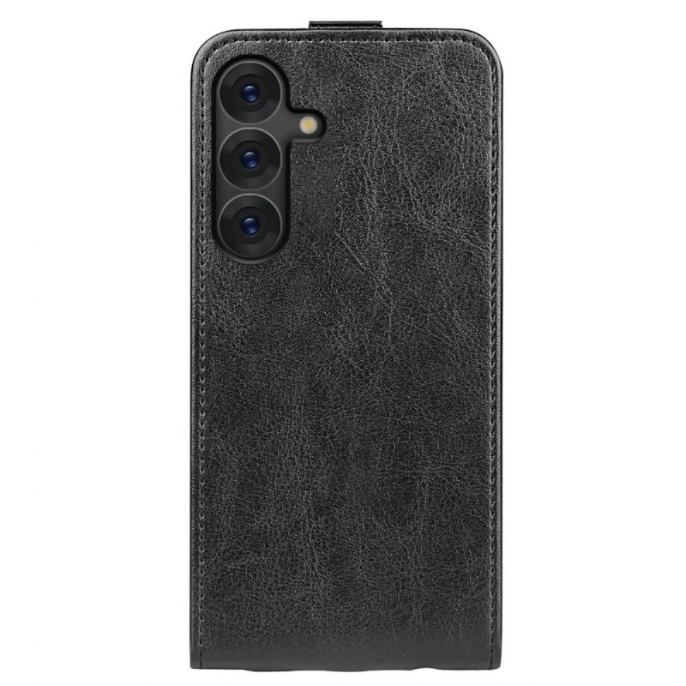 Leren Hoesje Voor Samsung Galaxy S25 5g Verticale Klep