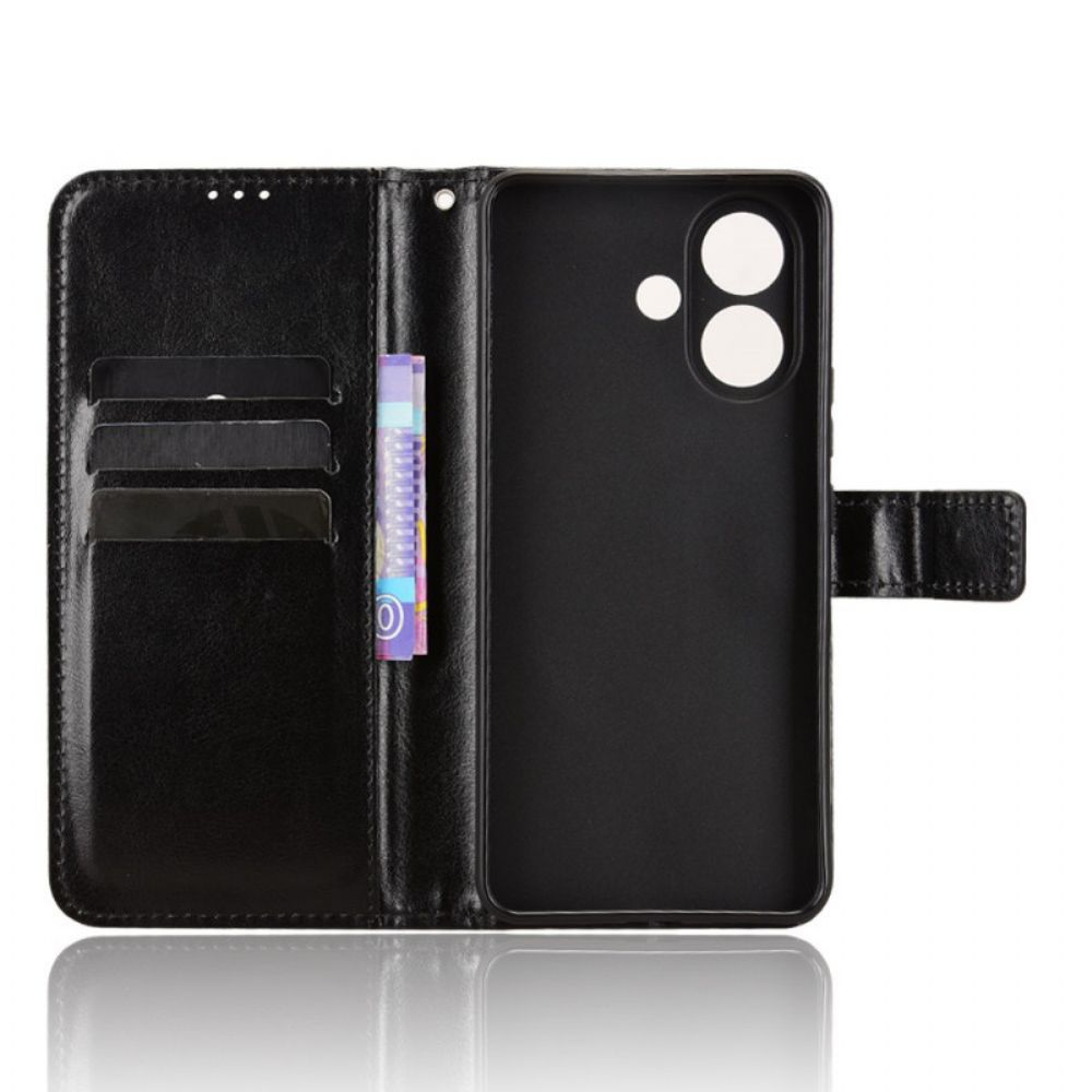 Flip Case Leren Vivo V60 Lite Opvallend Imitatieleer