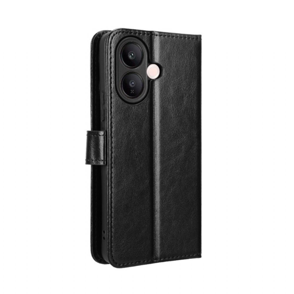 Flip Case Leren Vivo V60 Lite Opvallend Imitatieleer