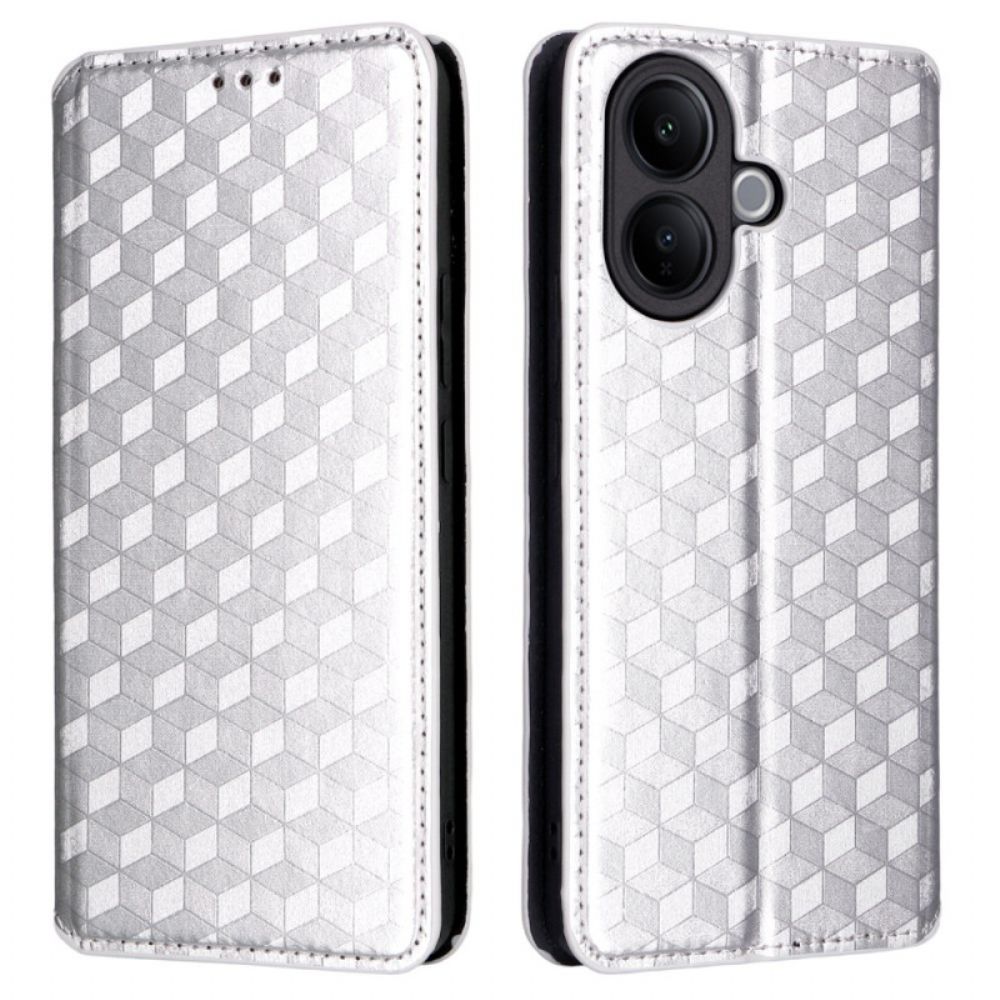 Folio-hoesje Vivo V60 Lite Telefoonhoesje Diamantpatroon