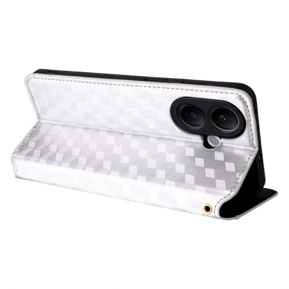 Folio-hoesje Vivo V60 Lite Telefoonhoesje Diamantpatroon