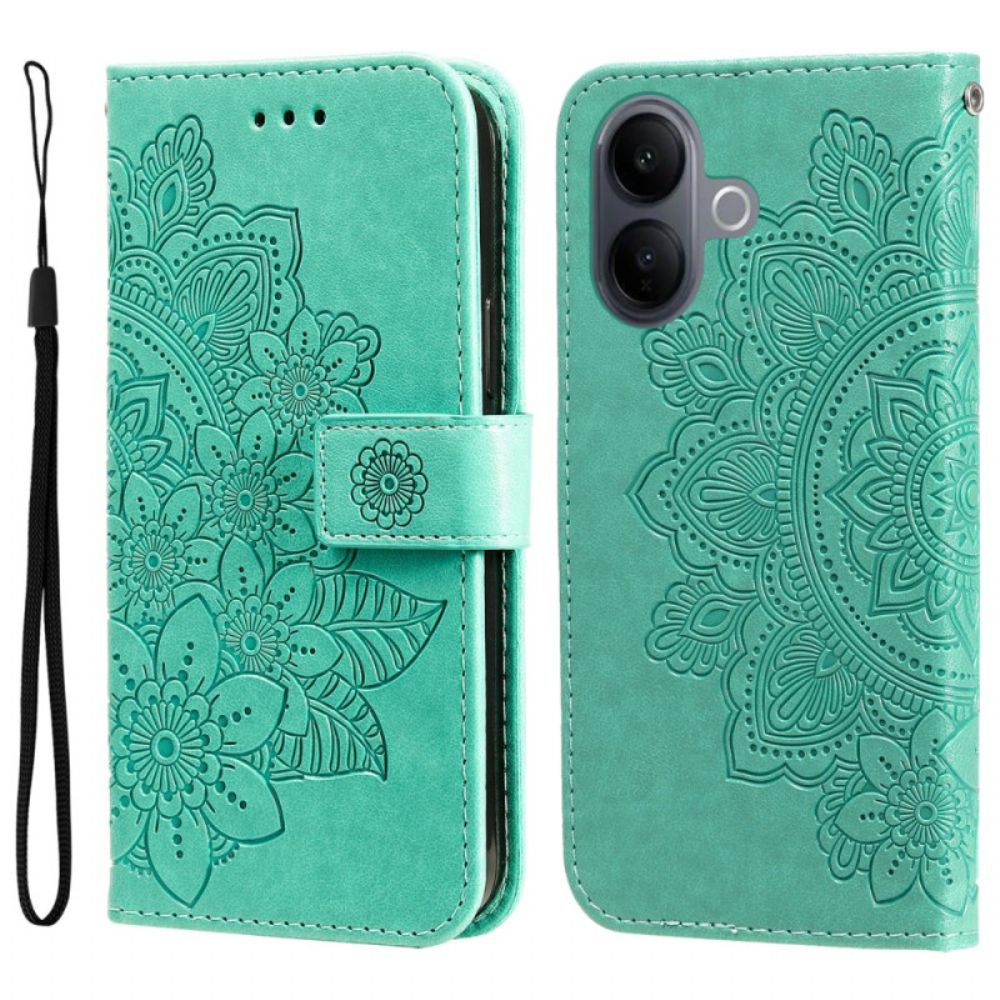 Folio-hoesje Vivo V60 Lite Telefoonhoesje Mandala Print