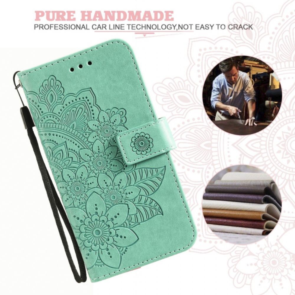 Folio-hoesje Vivo V60 Lite Telefoonhoesje Mandala Print