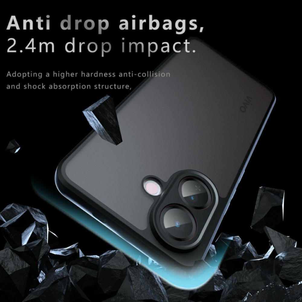 Hoesje Vivo V60 Lite Airbags Met Matte Afwerking Bescherming Hoesje