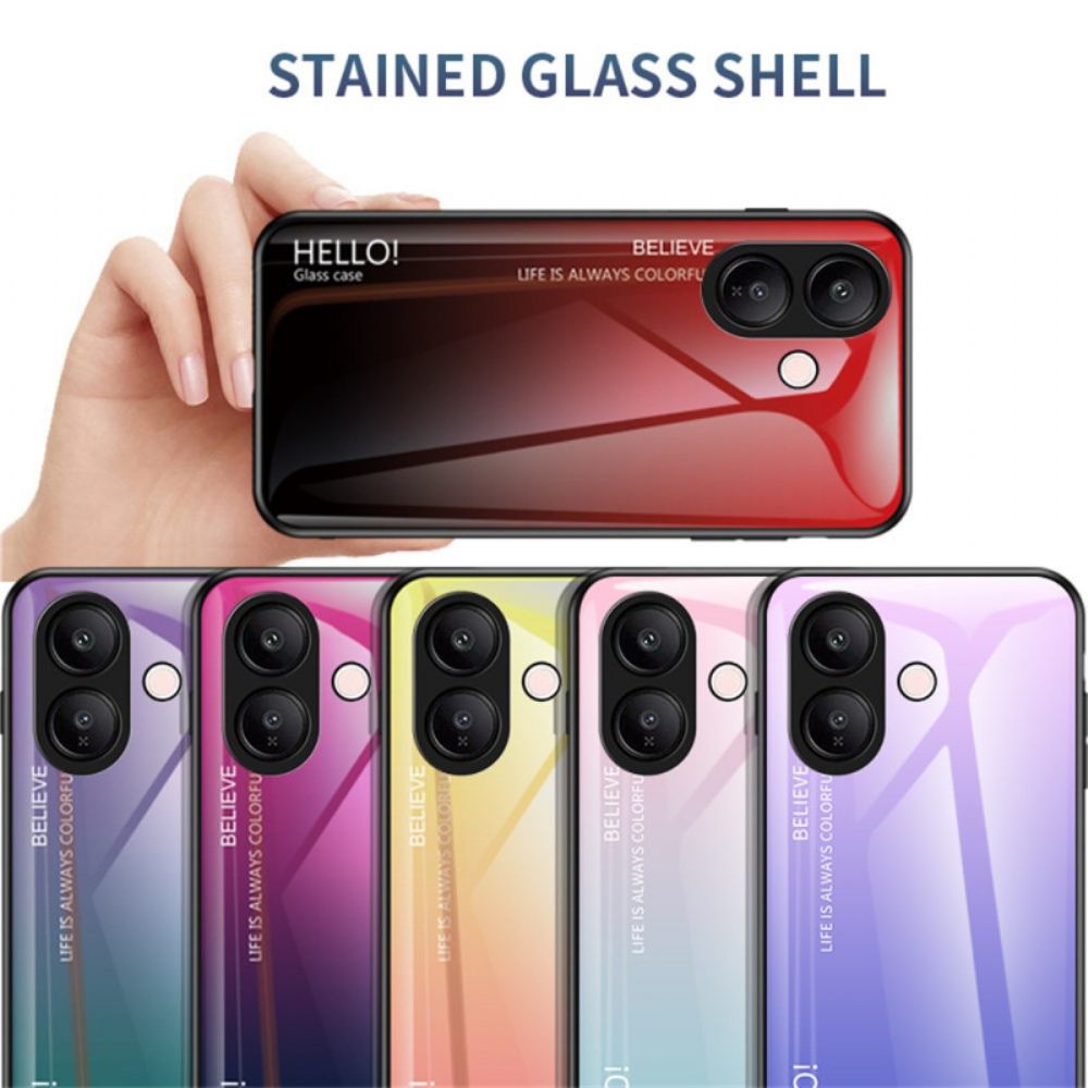 Hoesje Vivo V60 Lite Hello Gehard Glas