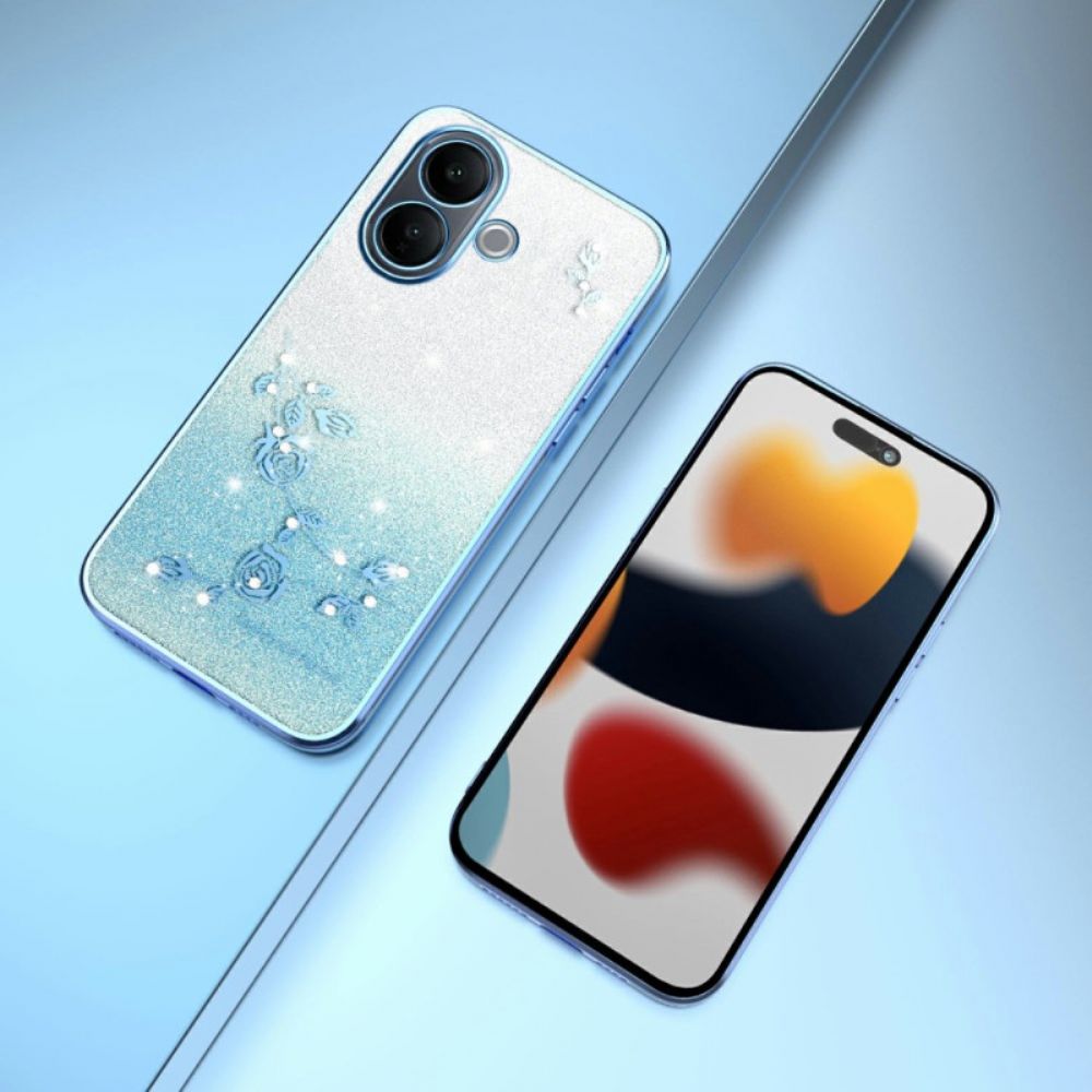 Hoesje Vivo V60 Lite Pailletten Met Kleurverloop