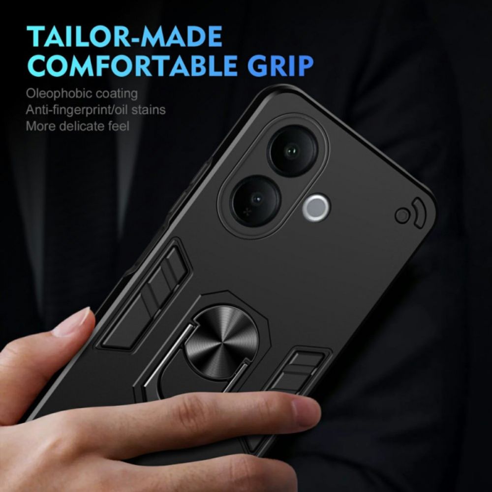 Hoesje Vivo V60 Lite Ringhouder En Versterkte Bescherming Bescherming Hoesje