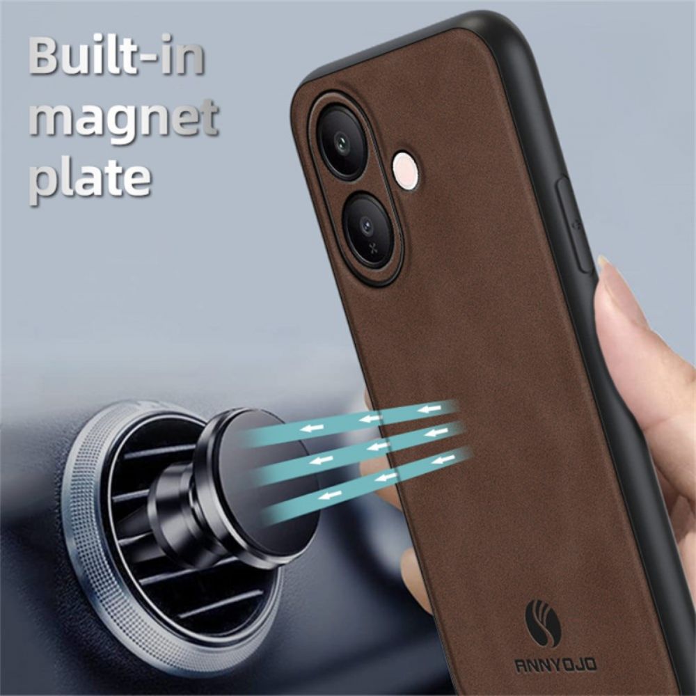 Hoesje Vivo V60 Lite Verstevigd Leereffect