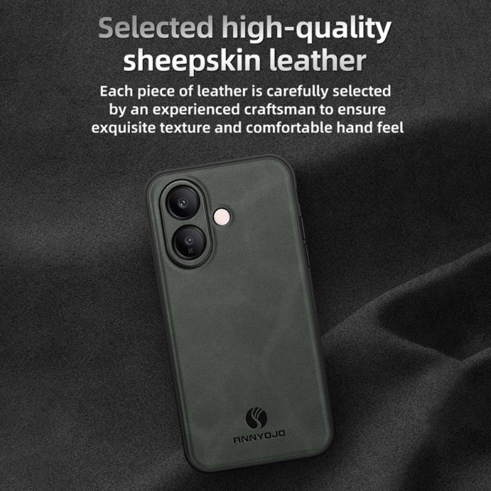 Hoesje Vivo V60 Lite Verstevigd Leereffect