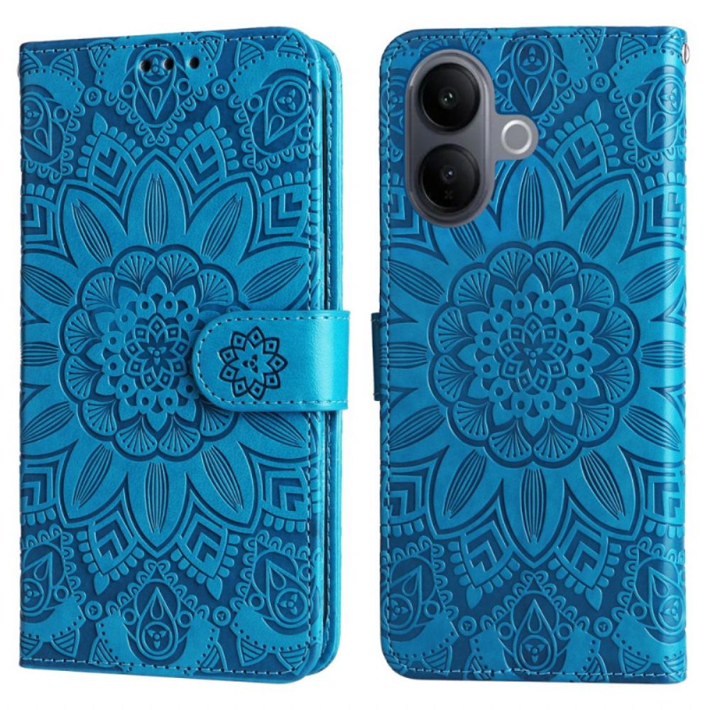 Leren Hoesje Voor Vivo V60 Lite Mandala